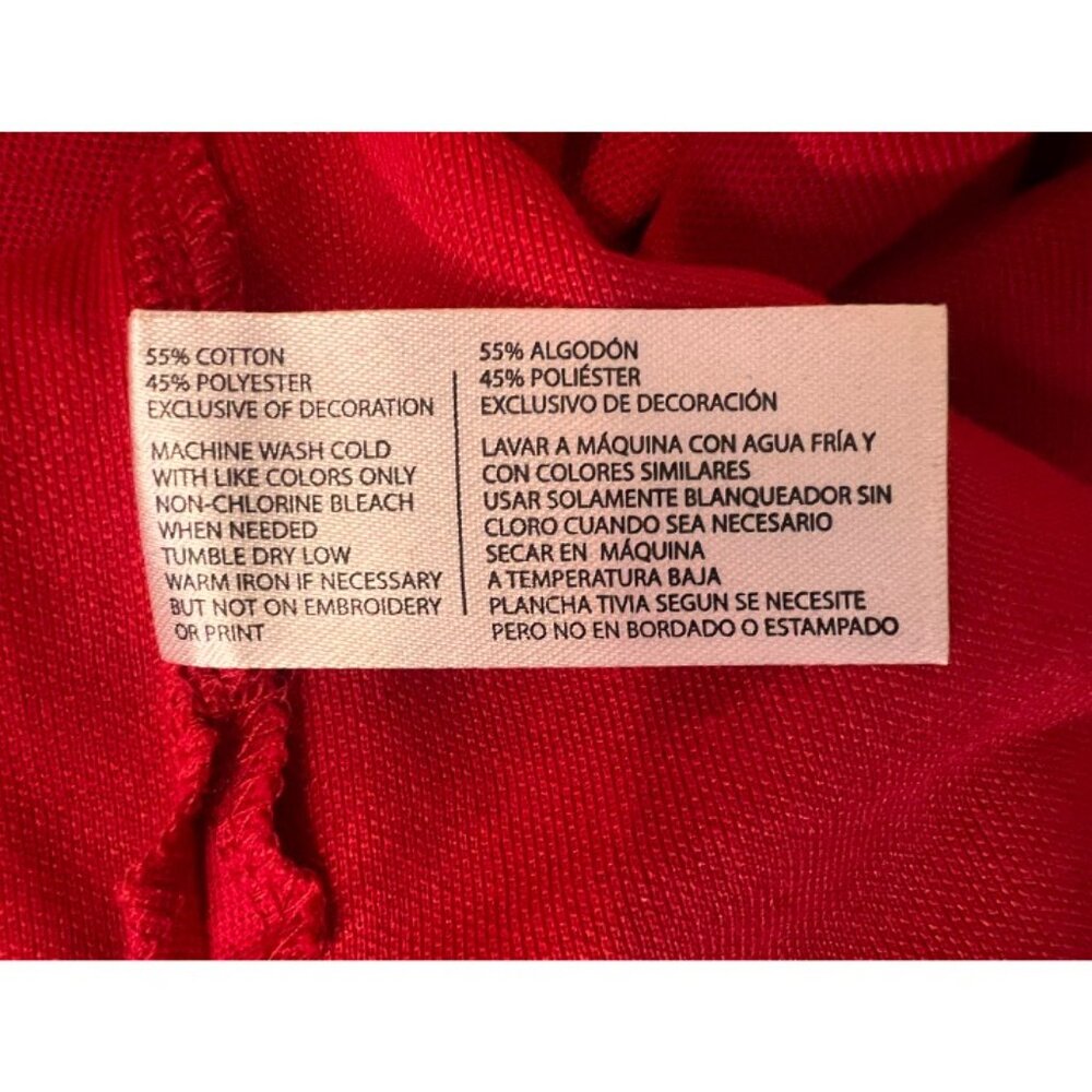 U.S. Polo Assn Red Performance Polo Shirt Mens 2XL Short Sleeve NWT - Picture 8 of 8